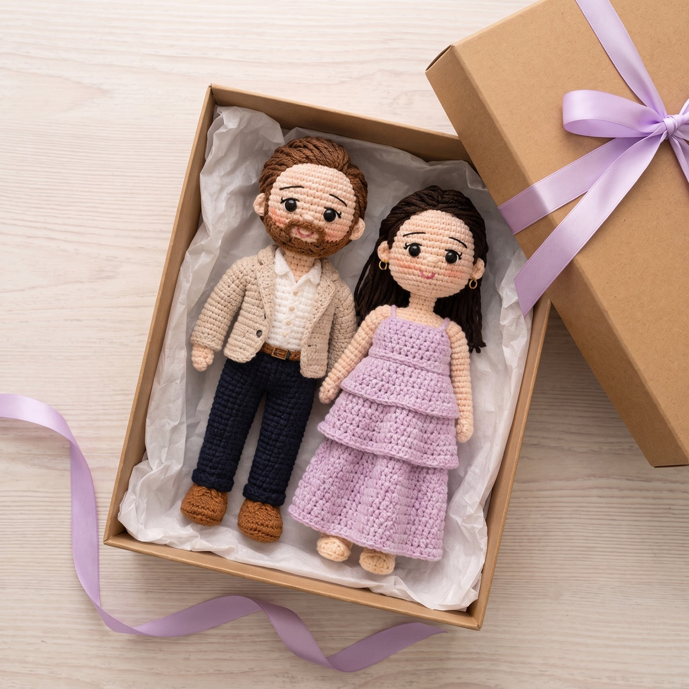 Add the details — Custom Couple Doll Amigurumi Pattern